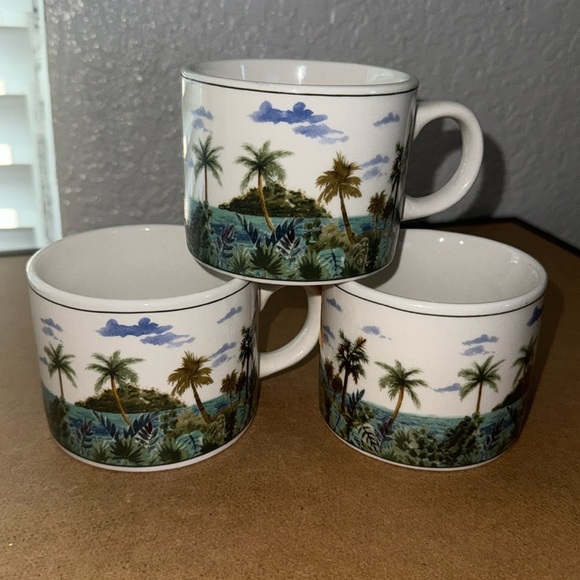 Majesticware Other - XX-Majesticware by Oneida Freesia Stoneware Set of 3 Floral Vintage